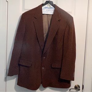 VINTAGE BILL BLASS BLACK LABEL-LORD AND TAYLOR 100% CAMEL HAIR MENS SPORT COAT